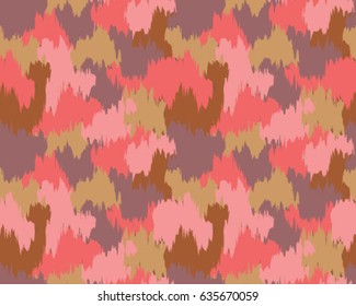 Abstract camouflage pattern. Seamless vector wallpaper.Colorful background. Unique clothing style. Vector illustration. Military print.