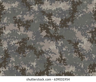 Abstract camouflage pattern. Seamless vector wallpaper.Colorful background. Unique clothing style. Vector illustration. Military print.