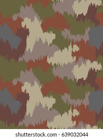 Abstract camouflage pattern. Seamless vector wallpaper.Colorful background. Unique clothing style. Vector illustration. Military print.
