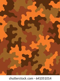 Abstract camouflage pattern. Seamless vector wallpaper.Colorful background. Unique clothing style. Vector illustration. Military print.