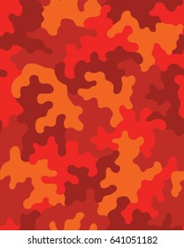 Abstract camouflage pattern. Seamless vector wallpaper.Colorful background. Unique clothing style. Vector illustration. Military print.