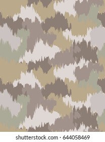 Abstract camouflage pattern. Seamless vector wallpaper.Colorful background. Unique clothing style. Vector illustration. Military print.
