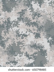Abstract camouflage pattern. Seamless vector wallpaper.Colorful background. Unique clothing style. Vector illustration. Military print