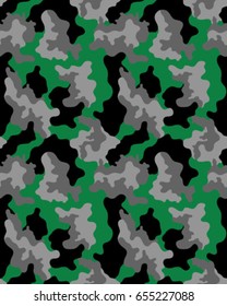 Abstract camouflage pattern. Seamless vector wallpaper.Colorful background. Unique clothing style. Vector illustration. Military print
