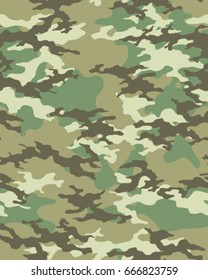 Abstract camouflage pattern. Seamless vector wallpaper.Colorful background. Unique clothing style. Vector illustration. Military print