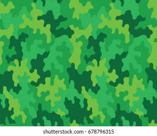 Abstract camouflage pattern. Seamless vector wallpaper.Colorful desktop background. Unique clothing style. Vector illustration. Military print.
