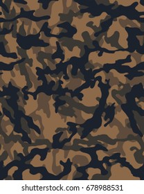 Abstract camouflage pattern. Seamless vector wallpaper.Colorful desktop background. Unique clothing style. Vector illustration. Military print.