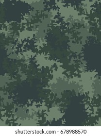 Abstract camouflage pattern. Seamless vector wallpaper.Colorful desktop background. Unique clothing style. Vector illustration. Military print.