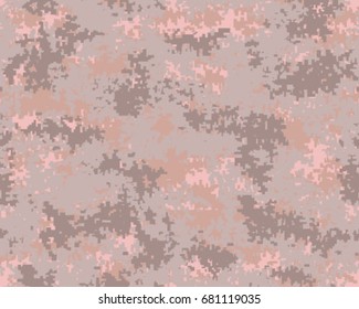 Abstract camouflage pattern. Seamless vector wallpaper.Colorful desktop background. Unique clothing style. Vector illustration. Military print.