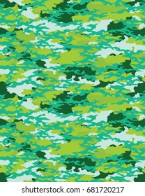 Abstract camouflage pattern. Seamless vector wallpaper.Colorful desktop background. Unique clothing style. Vector illustration. Military print.