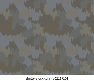 Abstract camouflage pattern. Seamless vector wallpaper.Colorful desktop background. Unique clothing style. Vector illustration. Military print