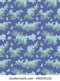 Abstract camouflage pattern. Seamless vector wallpaper.Colorful desktop background. Unique clothing style. Vector illustration. Military print