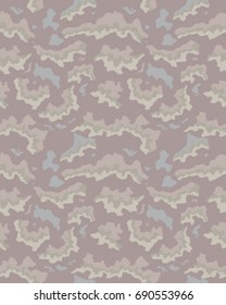 Abstract camouflage pattern. Seamless vector wallpaper.Colorful desktop background. Unique clothing style. Vector illustration. Military print