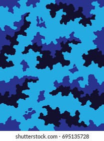 Abstract camouflage pattern. Seamless vector wallpaper.Colorful desktop background. Unique clothing style. Vector illustration. Military print