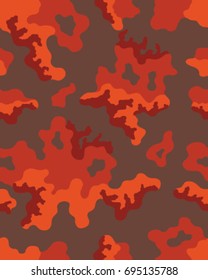 Abstract camouflage pattern. Seamless vector wallpaper.Colorful desktop background. Unique clothing style. Vector illustration. Military print