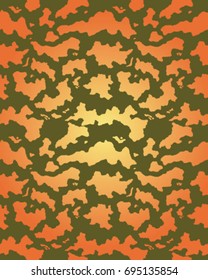 Abstract camouflage pattern. Seamless vector wallpaper.Colorful desktop background. Unique clothing style. Vector illustration. Military print