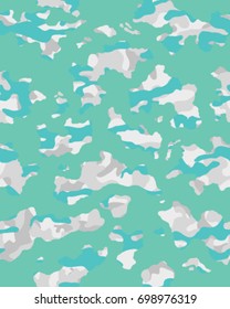 Abstract camouflage pattern. Seamless vector wallpaper.Colorful desktop background. Unique clothing style. Vector illustration.