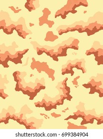 Abstract camouflage pattern. Seamless vector wallpaper.Colorful desktop background. Unique clothing style. Vector illustration.