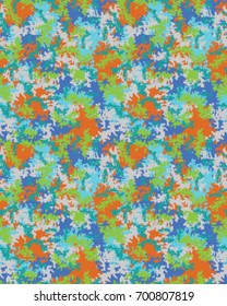 Abstract camouflage pattern. Seamless vector wallpaper.Colorful desktop background. Unique clothing style. Vector illustration