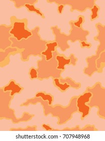 Abstract camouflage pattern. Seamless vector wallpaper.Colorful desktop background. Unique clothing style. Vector illustration.