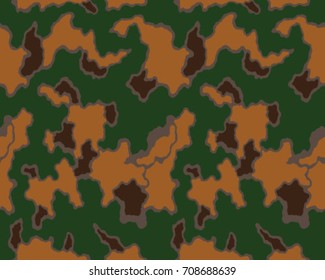 Abstract camouflage pattern. Seamless vector wallpaper.Colorful desktop background. Unique clothing style. Vector illustration.