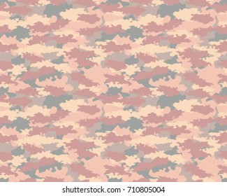 Abstract camouflage pattern. Seamless vector wallpaper.Colorful desktop background. Unique clothing style. Vector illustration.