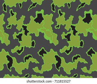 Abstract camouflage pattern. Seamless vector wallpaper.Colorful desktop background. Unique clothing style. Vector illustration.