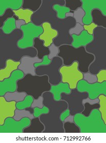 Abstract camouflage pattern. Seamless vector wallpaper.Colorful desktop background. Unique clothing style. Vector illustration.