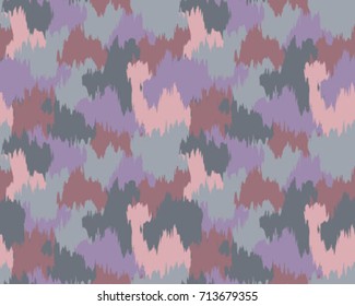 Abstract camouflage pattern. Seamless vector wallpaper.Colorful desktop background. Unique clothing style. Vector illustration