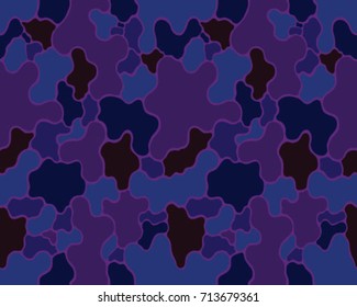 Abstract camouflage pattern. Seamless vector wallpaper.Colorful desktop background. Unique clothing style. Vector illustration
