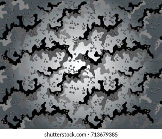 Abstract camouflage pattern. Seamless vector wallpaper.Colorful desktop background. Unique clothing style. Vector illustration