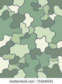 Abstract camouflage pattern. Seamless vector wallpaper.Colorful desktop background. Unique clothing style. Vector illustration