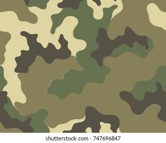 Abstract camouflage pattern. Seamless vector wallpaper.Colorful background. Unique clothing style. Vector illustration. Military print