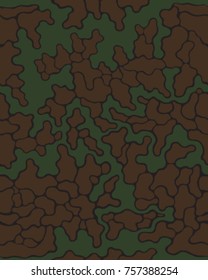 Abstract camouflage pattern. Seamless vector wallpaper.Colorful background. Unique clothing style. Vector illustration. Military print.
