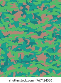 Abstract camouflage pattern. Seamless vector wallpaper.Colorful background. Vector illustration