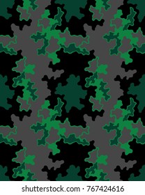 Abstract camouflage pattern. Seamless vector wallpaper.Colorful background. Vector illustration