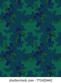 Abstract camouflage pattern. Seamless vector wallpaper.Colorful background. Vector illustration