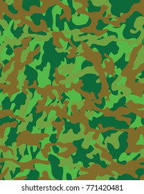 Abstract camouflage pattern. Seamless vector wallpaper.Colorful background. Vector illustration