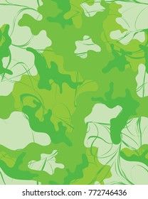 Abstract camouflage pattern. Seamless vector wallpaper.Colorful background. Vector illustration
