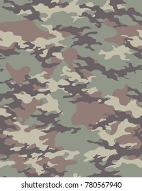 Abstract camouflage pattern. Seamless vector wallpaper.Colorful background. Vector illustration.