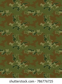 Abstract camouflage pattern. Seamless vector wallpaper.Colorful background. Vector illustration.