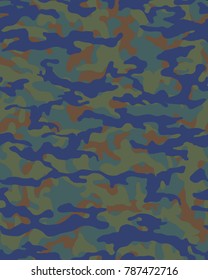 Abstract camouflage pattern. Seamless vector wallpaper.Colorful background. Vector illustration.