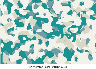 Abstract camouflage pattern. Vector wallpaper. Colorful background. Vector illustration.
