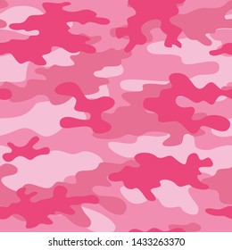 abstract camouflage pink pattern seamless vector print