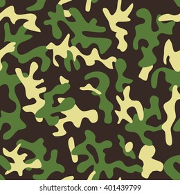 Abstract camouflage seamless pattern.