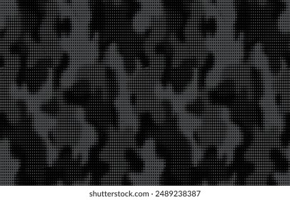 Ilustración vectorial de fondo de patrón sin fisuras de camuflaje Abstractas. Camuflaje militar en todo el diseño de impresión listo para imprimir. Diseño para el uso de fondo en toda la tela de papel de embalaje de impresión y otros