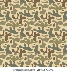 Abstract camouflage seamless pattern design