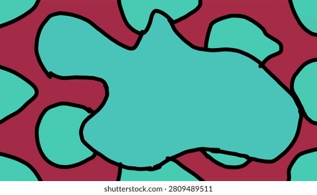 Abstract Camouflage Seamless Pattern for Fabric and Accessories