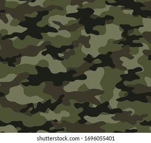 
Abstract camouflage seamless pattern for textiles. Army background. Modern design.