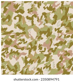 Abstract camouflage, seamless texture, military camouflage pattern,camo clothes. Camouflage wallpaper for textile and fabric. Fashion camo style. Vector
